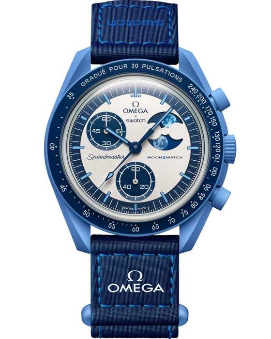 Ceas SWATCH X OMEGA Mission To The Moon THE SUPER BLUE Moonphase-2025