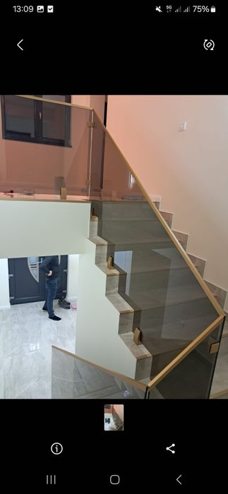 Balustrade din Sticla securizata/laminata