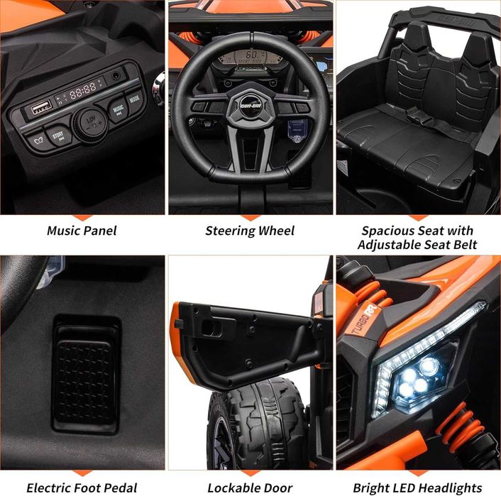Акумулаторен ДЖИП Can-Am Maverick 4x4 UTV 24v батерия С ДИСТАНЦИОННО
