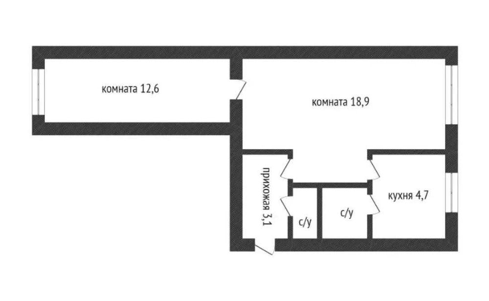Продажа 2-комнатной квартиры