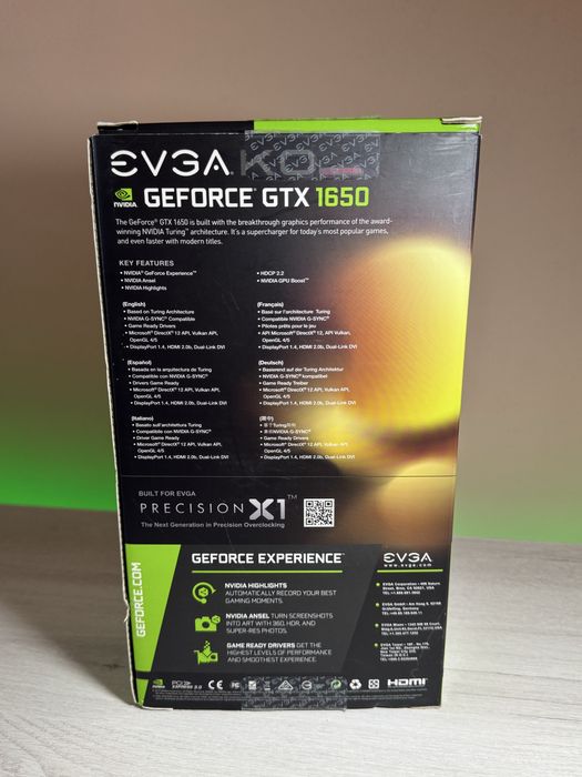 Placa Video EVGA KO ULTRA GTX 1650 4GB GDDR6 128-bit Folosita
