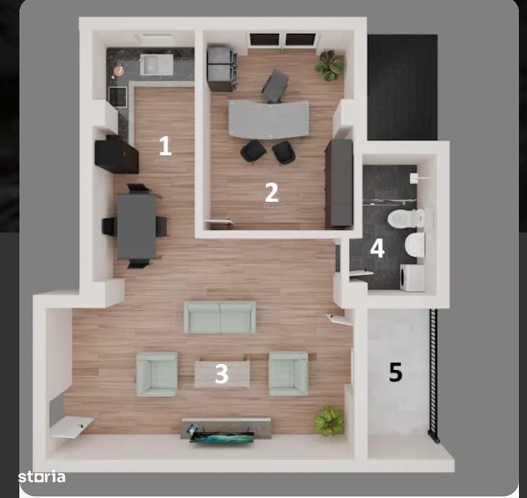 Apartament 2 Camere De Vânzare – Otopeni, Str. I.c. Brătianu
