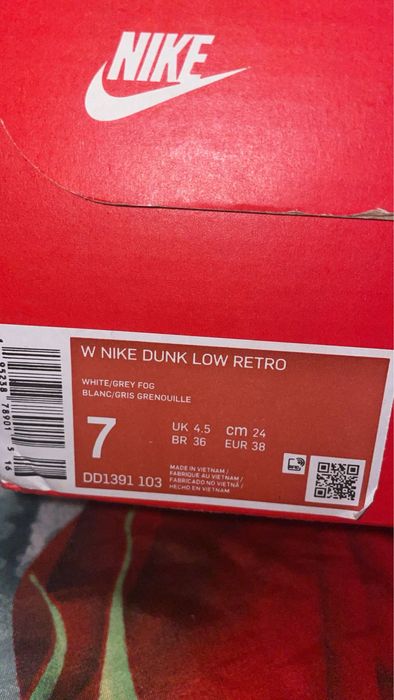 Nike Dunk Low Retro Grey Fog