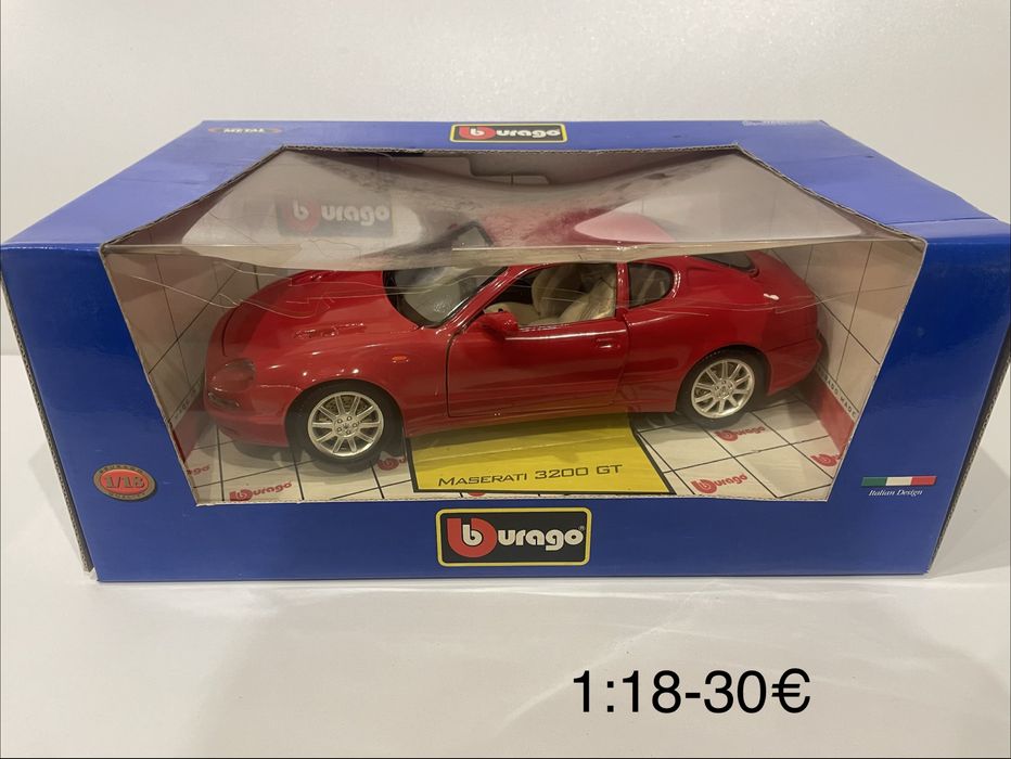 Метални колички 1:18