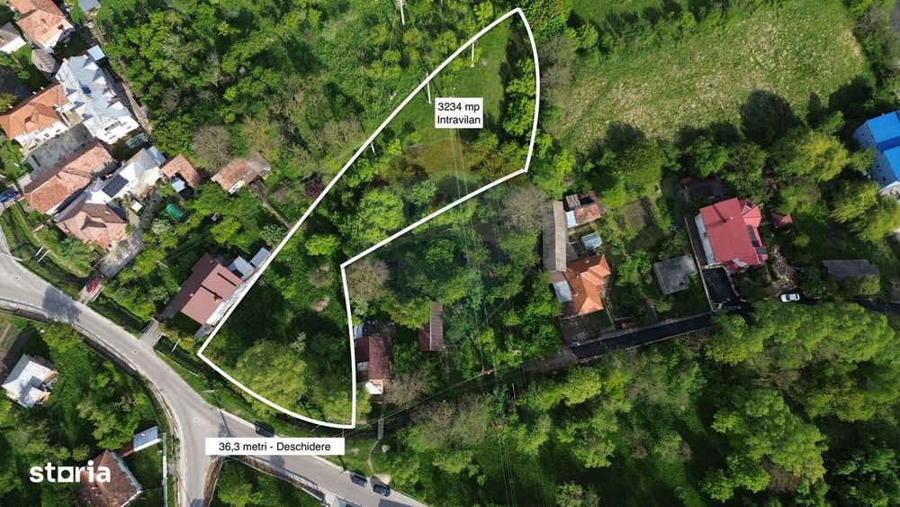 Teren de vânzare in Voinesti / Leresti înconjurat de natura