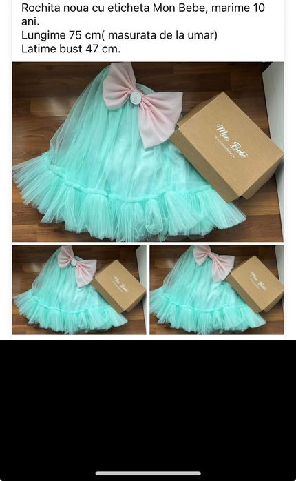 Rochita Monbebe noua cu eticheta