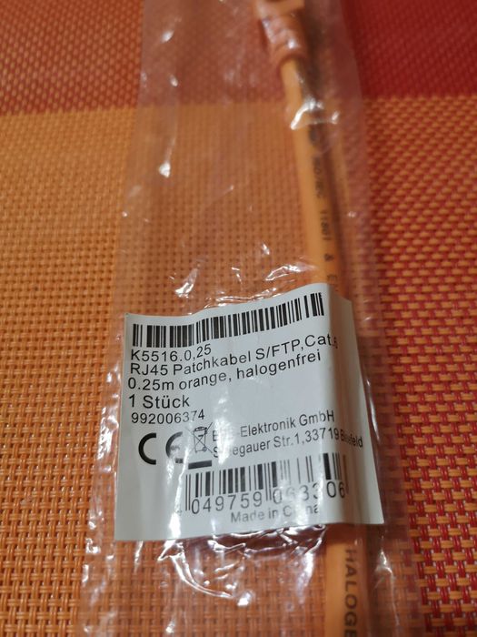 лот cat6 кабели за видео и дата сървъри