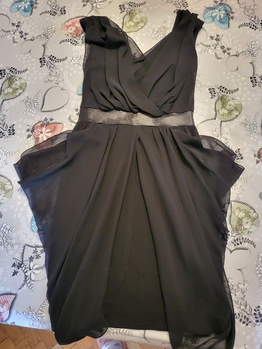 Черна къса рокля