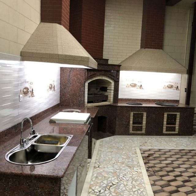 Строительство ЛЕТНИЕ кухни Очаги Барбекю