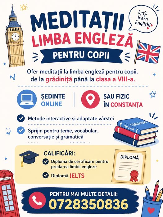 Meditații Limba Engleză Constanța