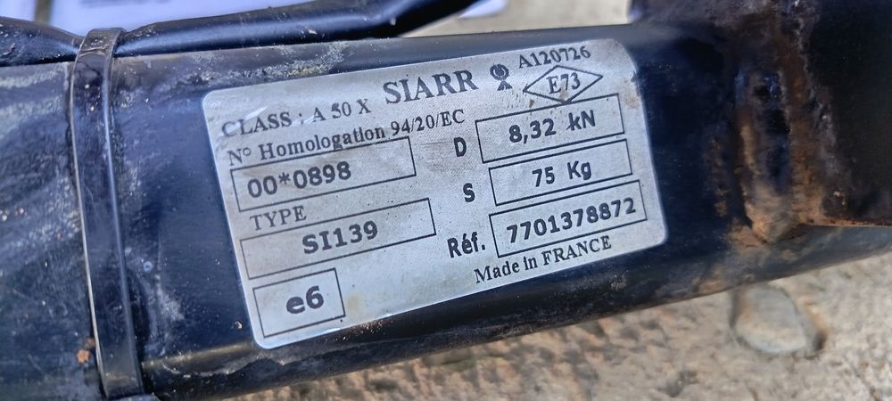 Cârlig remorcare detașabil Dacia Renault