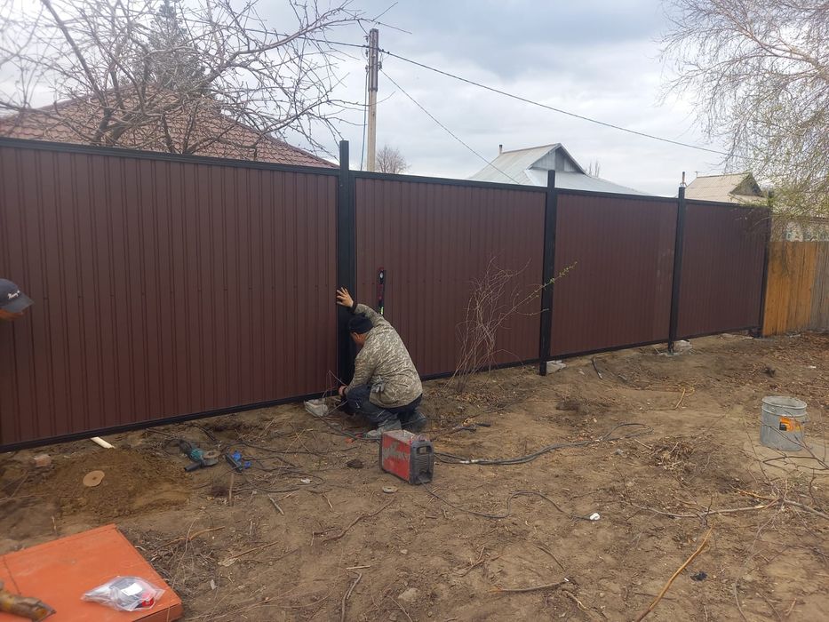 Заборы ворота под ключ Павлодар