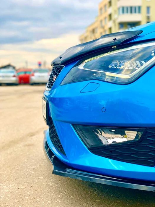 Преден лип спойлер за сеат леон мк3 фр / seat leon mk3 lip spoiler fr / добавка за предна броня / нож