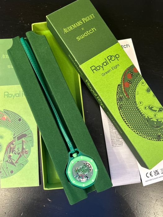 Vând ceas Audemars Piguet x Swatch – model Green Eight