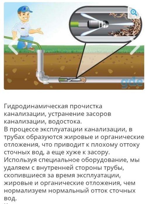 Канализация чистка