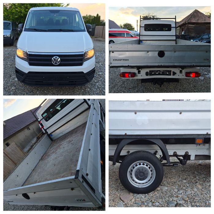 VW Crafter  doka 2017 2.0TDI  7loc+bena 2.80 140CP