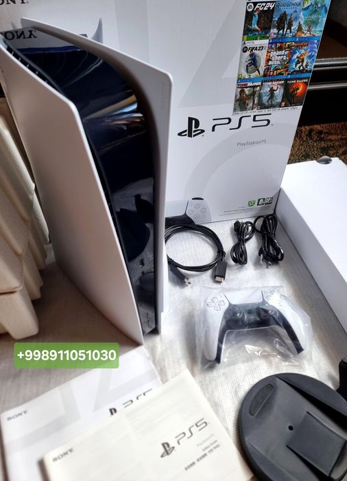 PlayStation 5 Diskovodlik, yangi holatda. Full komplekt