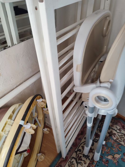 Детская белая кроватка