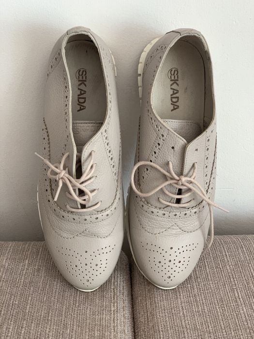 Adidasi dama cu siret din piele