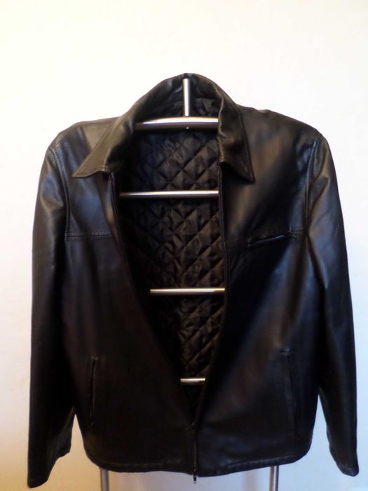 Geacă din piele naturală - model motociclist - Prețul este negociabil