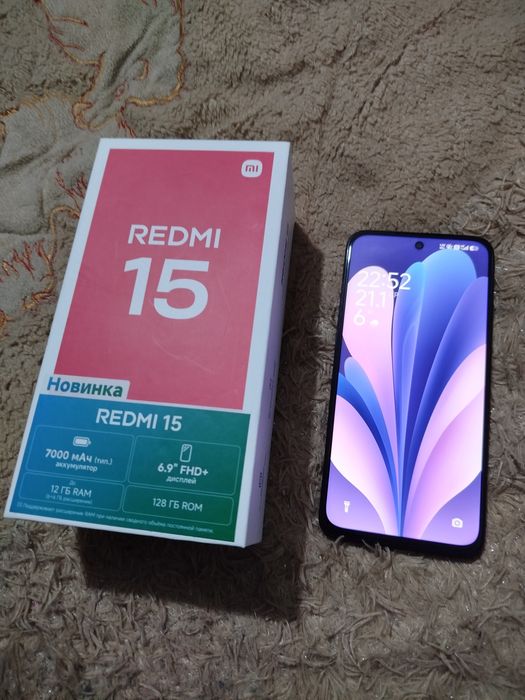 Redmi 15 sotiladi 6+6/128 GB