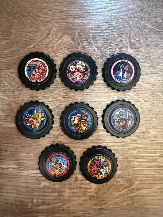 Покемон капачки Pokémon Tazos (Pogs)