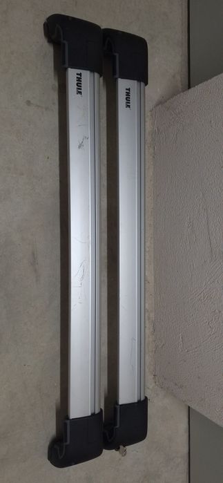 Thule Wingbar Edge  греди и стойка за ски/сноуборд
