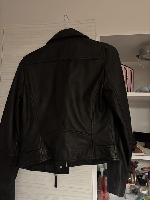 geaca de piele zara