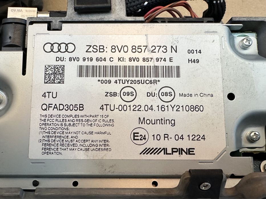 Display / Mecanism display Audi A3 8V