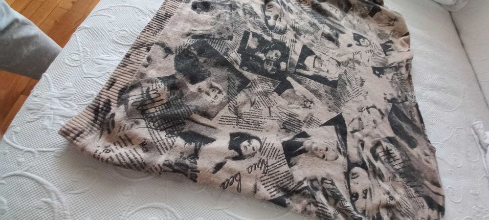 Pulover cu imagini Xikoi oversize