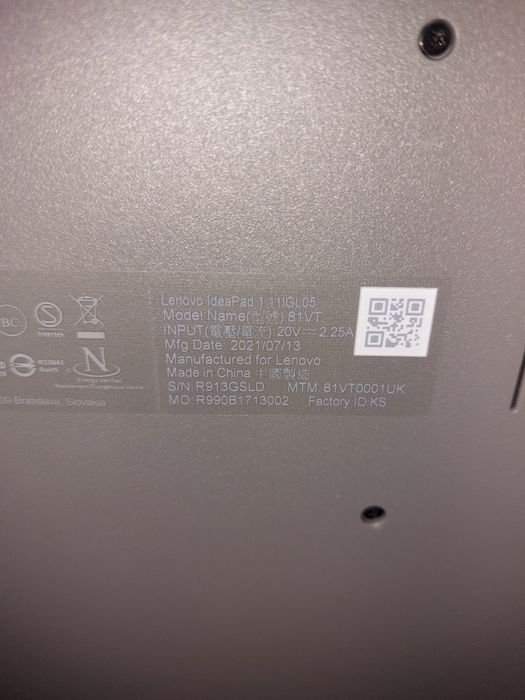 Лаптоп компютър lenovo  11.6 инча