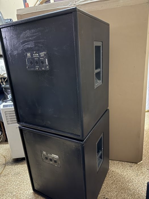 Продавам 2 бр. бас каси HK PR 116 SUB – 15” (празни)
