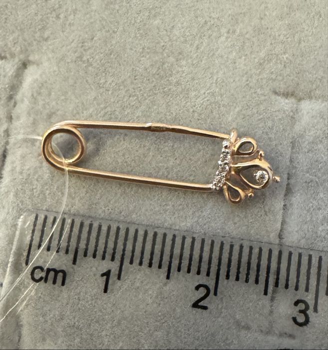 Золотые булавки 2’5-3 см