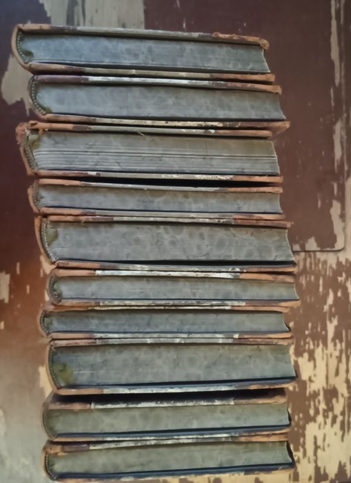 Set de 10 volume cu lucrările lui Ludwig Ganghofer