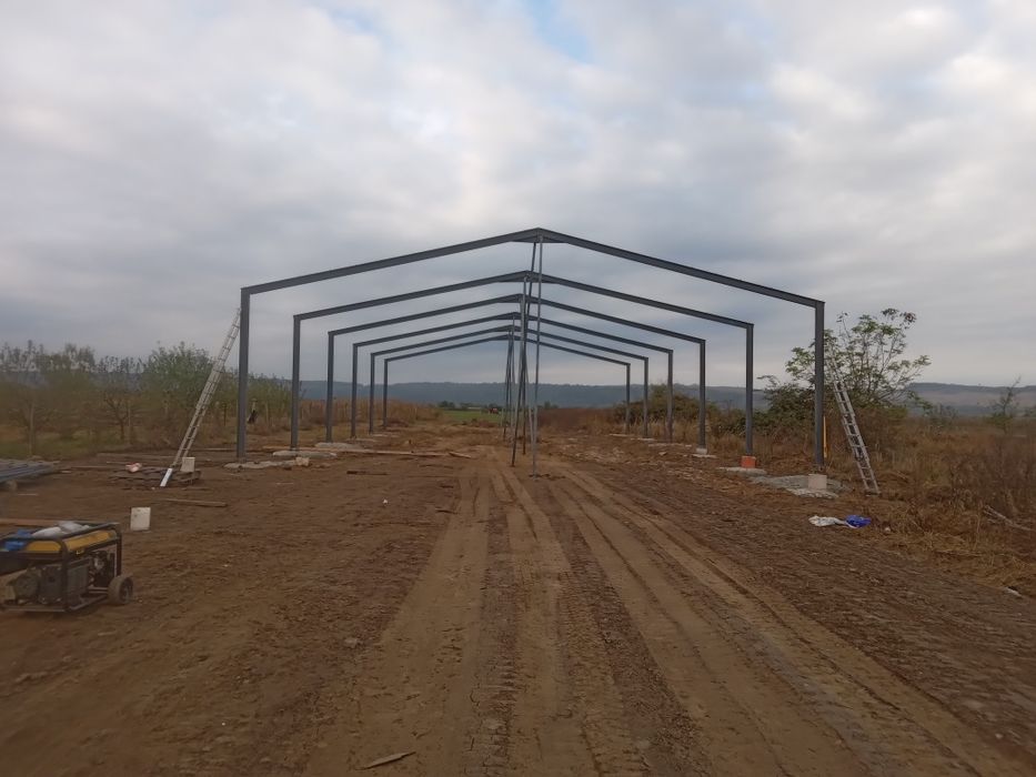 Vând hale metalice din profil ipe de toate marimele