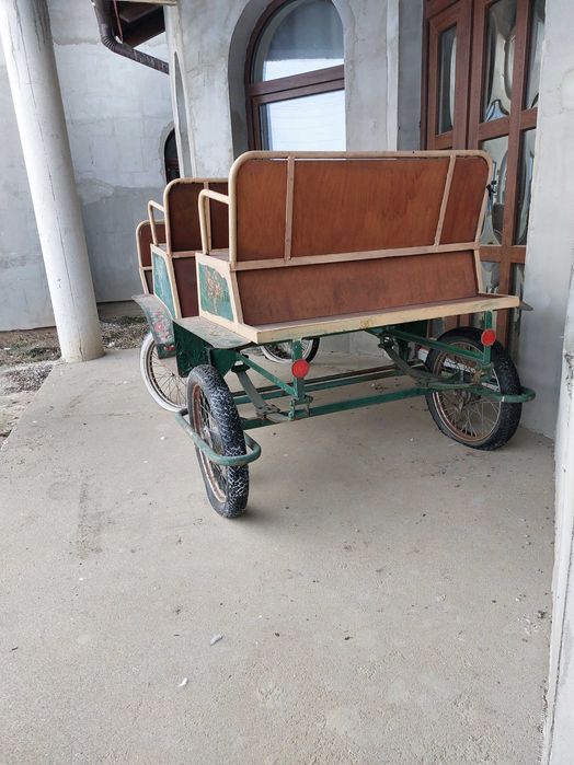 Caruța duoa cai poni