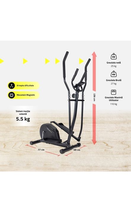 Bicicleta Eliptica Magnetica TECHFIT E250N