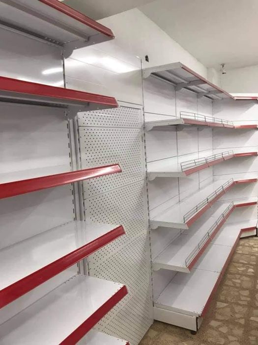 Rafturi metalice magazin 220x90 cm, 5 polițe rezistente, raft sup