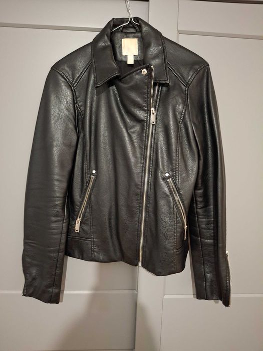 Geaca biker/ motor H&M imitatie piele mar 38