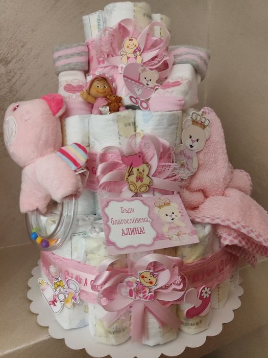 Торта с памперси "Pampers premium care2"