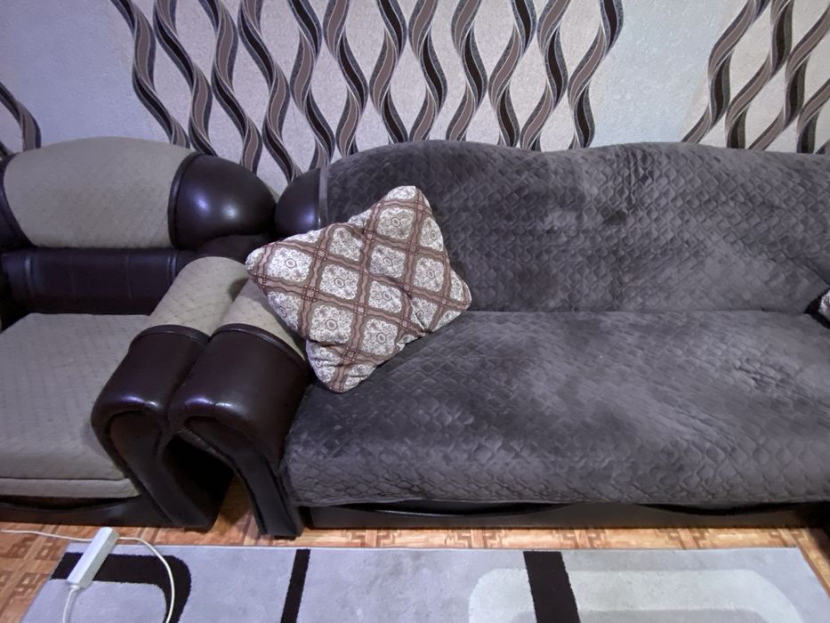 Угловой диван с креслом