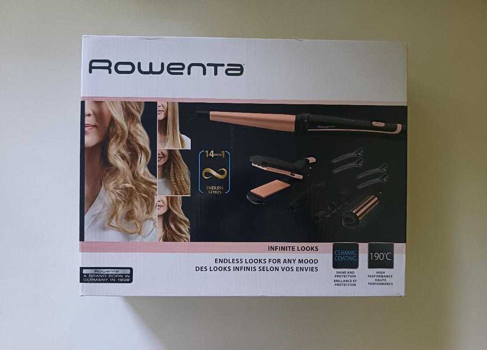 ПРОДАВАМ преса за коса ROWENTA CF4231F0 - като нова, гаранция година и половина