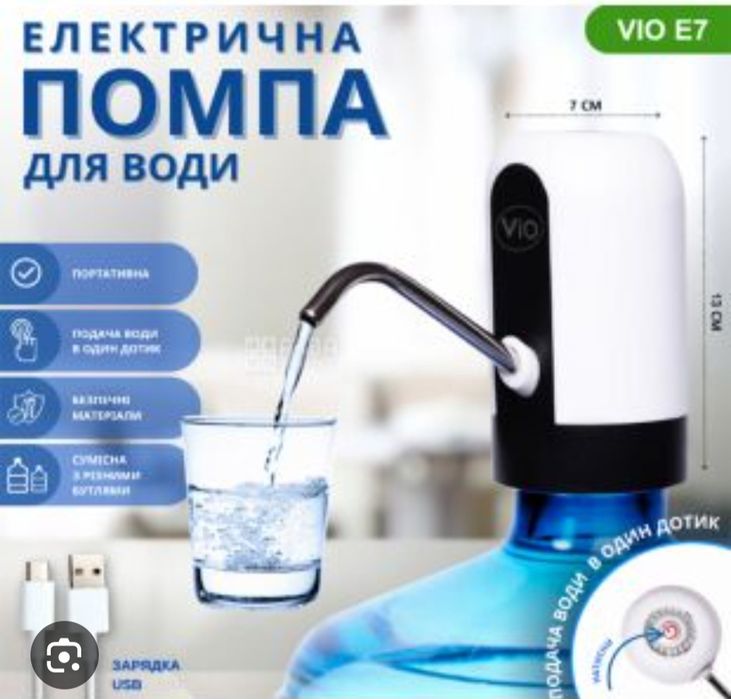 Помпа для вода черный дельвин