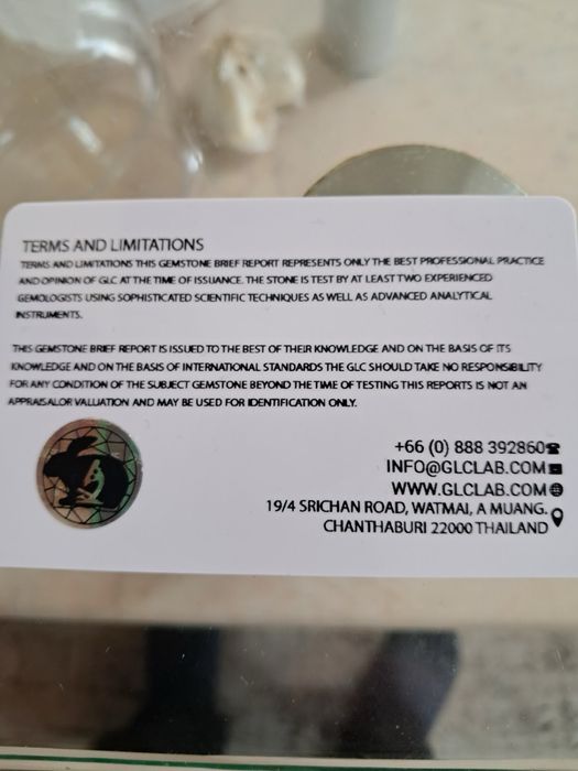 Натурален рубин от Мозанбик