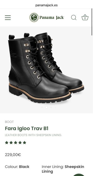 Panama Jack Fara Igloo Trav B1 ОРИГИНАЛНИ дамски боти/кубинки -40/26см