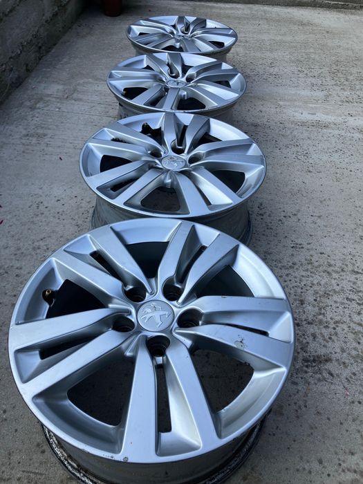 Set 4 Jante Aliaj R16 5x108 Peugeot 308 / Model Quartz / Cod OEM 96779895TW (12A) Peugeot 308 (T9) 2013–2017 senzor presiune