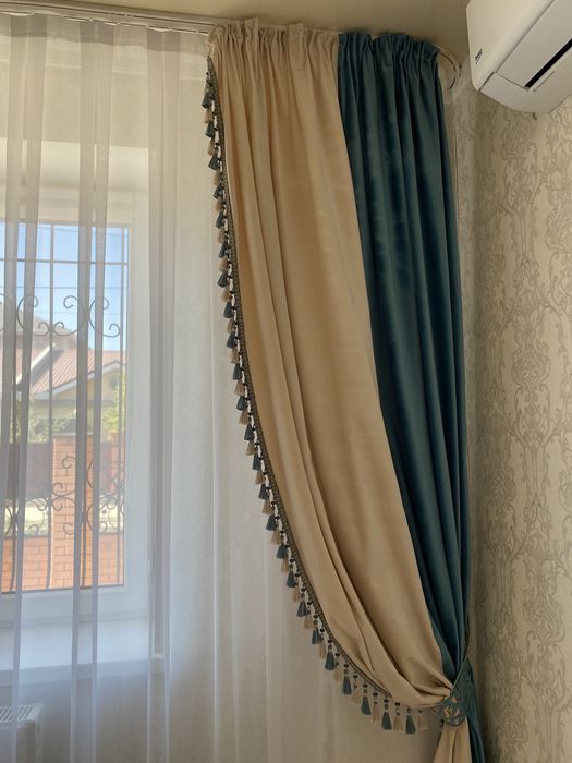 2 шторы 15 мын, биікт 2.50