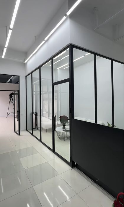 Окна и двери в стиле лофт Hi-Tech перегородки