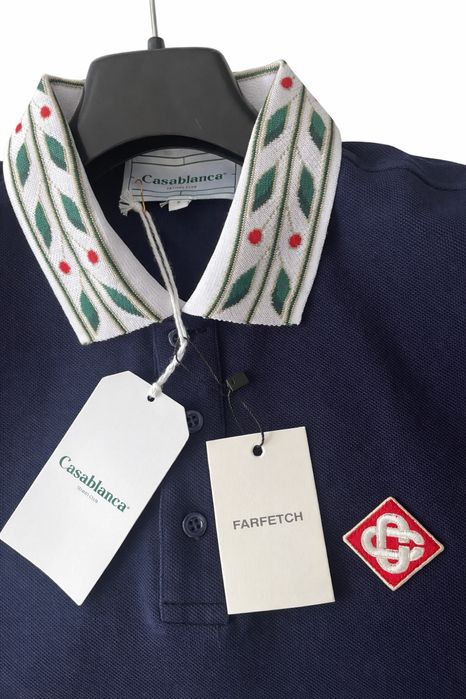 Тениска с яка CASABLANCA