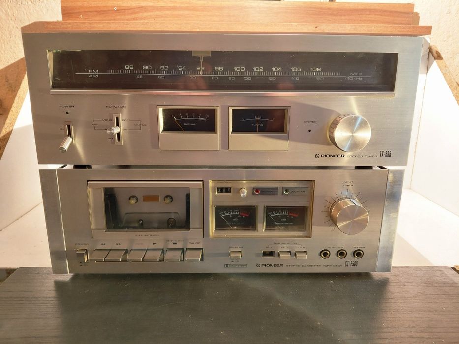 Set Deck + Tuner Pioneer audio vintage